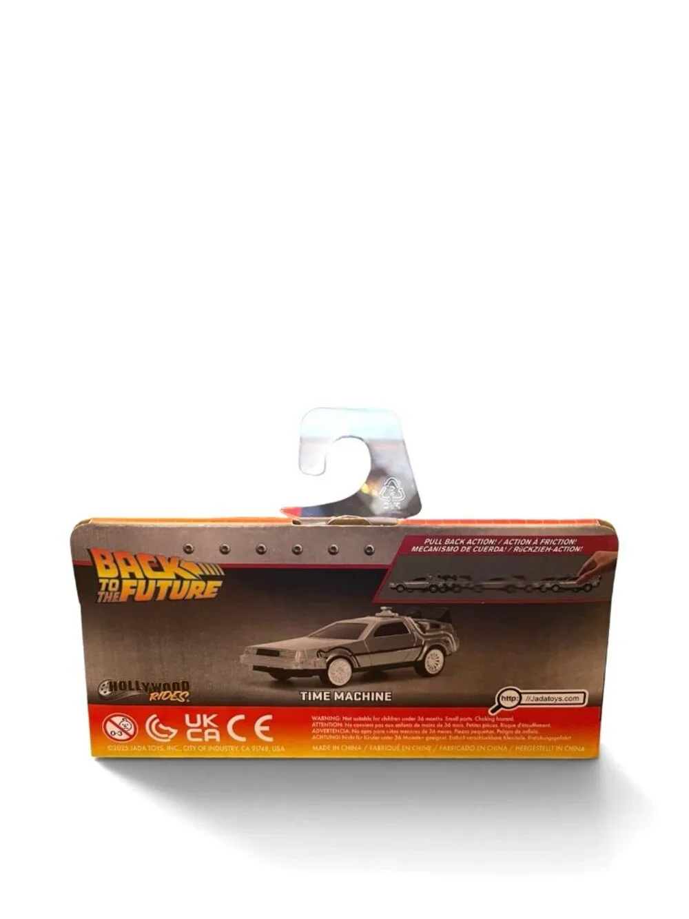 Back to the Future Time Machine Delorean Car Toy Pull Back Action New
